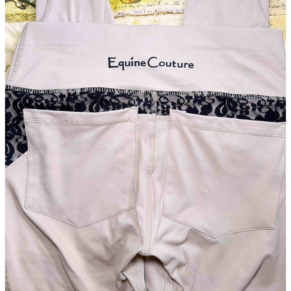 Equine Couture Spicy Girl Chili Tights by EC Size Small Breeches Lace Lot of 2 - Picture 15 of 15